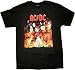 男女◆AC/DCロゴTシャツ AC/DC Faces ロック・バンドTシャツ アメリカTシャツ