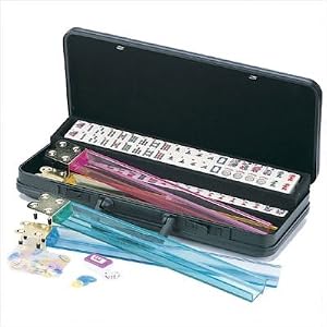 CHH Imports Western Mahjong Set In Burgundy Hard case