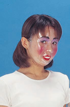 透明フェースマスク・女