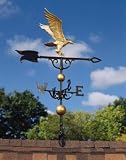 46 Eagle Weathervane Gold-Bronze