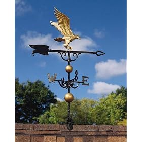46 Eagle Weathervane Rust by A Bird's Home