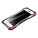 iPhone 6 case, Meiya New Aluminum metal shockproof Gorilla Glass weather proof heavy duty armor premium full protection case for iPhone 6 4.7 inch (Black+Red)