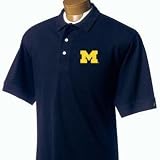 Men's Michigan Wolverines Classic-Polo Navy