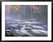 Big Moose River Rapids in Fall, Adirondacks, New York, USA Framed Art Poster Print by Nancy Rotenberg, 39x31
