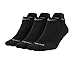 Nike Dri-FIT Lightweight No-Show Tab (Medium, BLACK/WOLF GREY)