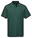 Tri-Mountain Men's 5 oz Moisture Wicking Polyester Shirt w/Pocket Forest Green Large