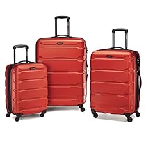 Samsonite Omni PC 3 Piece Set Spinner 20 24 28, Burnt Orange, One Size
