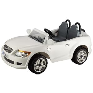 Kids Ride On Car WHITE BMW Z4 Style Electric Battery Toy 12v