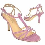 Borgo degli Ulivi Lilac Croco-embossed Strappy T-Sandal Shoes
