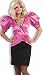 Puffy Sleeve 80s Dynasty Glam Dress Halloween Costume Womens US Standard (6-12)