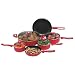 Chef's Secret 16-Piece Red Aluminum Cookware Set