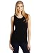 Design History Women's Pleated Chiffon Top, Black, X-Small