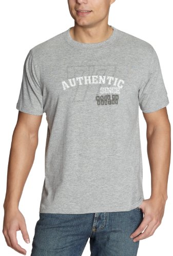 camel active round- neck Herren T-Shirts, Gr. 50 (M), Silber (silvermelange 30) Preisvergleich