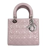 Christian Dior(クリスチャンディオール) レディディオール ハンドバッグ エナメル ベビーピンク ストラップ付き VRB44551 [並行輸入品] クリスチャン・ディオール ハンドバッグ