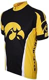 Adrenaline Promotions Iowa Cycling Jersey, Black/Yellow, Small