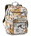 JanSport Big Student, Dark French Gray/ Fiji Orange Northern Hibiscus