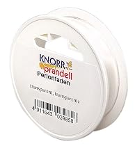 G&uuml;termann / KnorrPrandell 2237099 - Perlonfaden 0,25mm, transparent, 50 Meter/Rolle