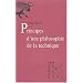 Principes d'une philosophie de la technique