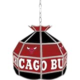 NBA1600-CB - Chicago Bulls NBA 16 inch Tiffany Style Lamp