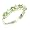 High Quality Solid Sterling Silver Natural Fiery Opal & Peridot Eternity Ring - Size 5 - Finger Sizes 5 to 12 Available