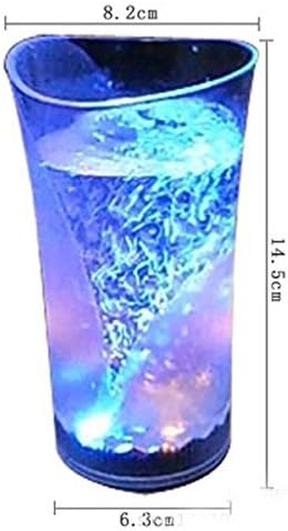 eSmart 13 oz Flash Light Up Cups Luminous Bar Night Club Beer Alcohol Party Drinking Mug (1 pcs)