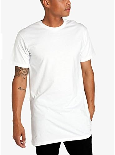 Y.M.F. Hipster Men Hip-hop Fashion longline T-shirt US-S