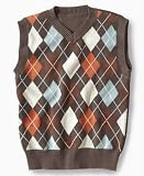 Marc Ecko - Marc Ecko Cut & Sew Boys Cairo Conquest Argyle Sweater Vest