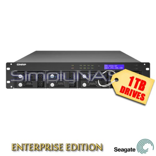 QNAP TS-859U-RP+ 6TB (6x1000GB) 8-bay 2U NAS Integrated with Seagate Constellation (Enterprise)