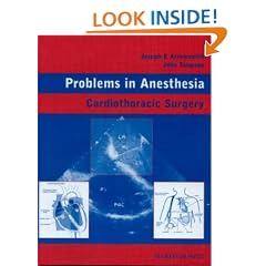Cardiothoracic Surgery (Problem Based Anesthesia Series)