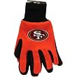 San Francisco 49Ers Red & Black Jersey Work Gloves Nfl Mcarthur Towels R1325ttg