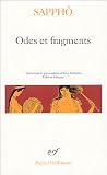 Odes et fragments : Edition bilingue