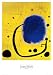 L'Oro dell' Azzurro Styles Art Poster Print by Joan Mir&Atilde;&sup3;, 28x39
