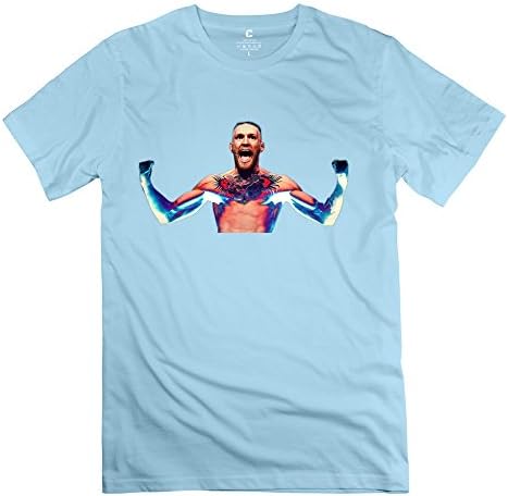 JRZJ Men's Conor McGregor T Shirts M SkyBlue