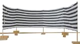 Iden 7576566 - Idena Baumwoll Windschutz incl. 5 Holzstäbe, 5 m x 0,80 m (farblich sortiert)
