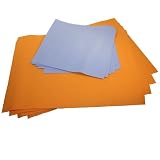 10 PACK OF CHAMOIS (4 LARGE ORANGE & 6 SMALL BLUE)