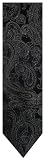 Men's Donald Trump Signature Collection Necktie Neck Tie Silk Black and Silver