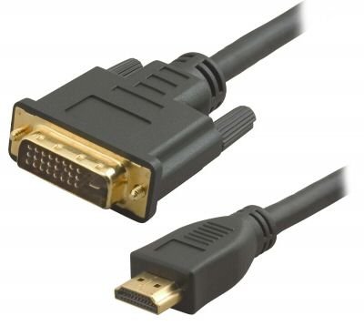 LUPO Premium Gold Plated HDMI To DVI Cable Lead For HD Ready LCD Or Plasma TV - 1.5m (1080p)