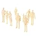 20pcs Unpainted Model Train People Figures 1:30
