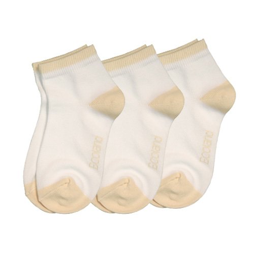 Ecoland Boys Organic Cotton Ankle Liner Socks - 3 Pairs Value