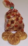 Gourmet Food : Scott's Cakes 1/2 lb. Snicker Doodle Cookies in a Pumpkin Bag