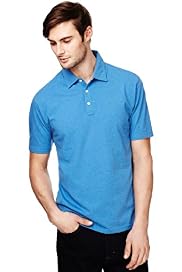 2" Longer Marl Polo Shirt with Stay New™