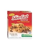 Slim-Fast Optima Snack Bar, Muffin Bars, Chocolate Chip, 1.19-Ounce Bars in 6-Count Boxes (Pack of 8)