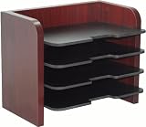 41HS9 EJTyL. SL160  OFC Express Desk Organizer   Letter Size, Empire Mahogany