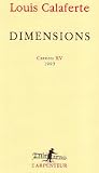 Dimensions : Carnets XV, 1993