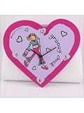 Kitchen & Housewares : Groovy Chick Heart Shaped Wall Clock