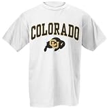 Colorado Buffaloes White Bare Essentials T-shirt at Football Fanatics