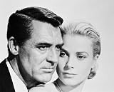 CARY GRANT & GRACE KELLY - B&W photograph in a choice of 4 sizes