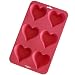 SiliconeZone Pink Heart Muffin Pan