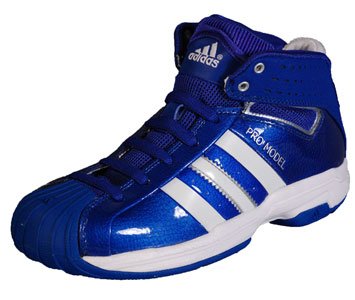 adidas Kids' Pro Model S Basketball Shoe,Collegiate Royal/Wht,6 M Big Kid