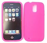 Samsung Hercules T989 Deluxe Silicone Skin, Magenta Jelly Silicon Case, Cov ....